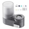 Faucet Mount Water Filter, Vertical Water Purifier for Sink Tap, Carbon Fiber Filter, Removes Chlorine Lead with 3 Filters, Fits Most Kitchen or Bath