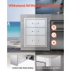 Outdoor Kitchen Drawers 18.11" W x 23.23" D x 23.23" H, Triple-Access Stainless Steel Modular Drawer Cabinet with Handles, BBQ Island Drawer for Outd