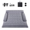 Truck Bed Air Mattress, for 6-6.5 ft Full Size Truck Beds, Inflatable Air Mattress Camping Bed with 12V Air Pump 2 Pillows, Carry Bag, for Chevrolet