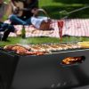 Foldable BBQ Grill Portable BBQ Barbecue Grill Camping Garden Outdoor Travel for Camping Picnic RV Travel Backyard