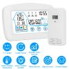 Wireless Weather Station With Clock 196FT Range Indoor Outdoor Thermometer Sensor Temperature and Humidity Monitor Humidity Forecast Battery Powered