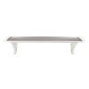 HT-100 x 80 Household Application Door & Window Rain Cover Eaves Brown Board & White Holder