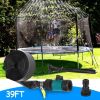 Outdoor Water Park Trampoline Sprinkler for Backyard Boys Girls Summer Fun