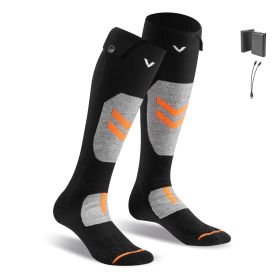 Heated Socks, Medium Size, 5000mAh Battery Rechargeable Heating Socks with 4 Heating Levels, Electric Heated Sock with APP Control for Men Women, Foo