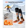 Heated Socks, 5000mAh Battery Powered, Rechargeable Heating Socks with 4 Heating Levels, Electric Heated Sock with APP Control for Men Women, Foot Wa