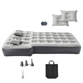 Car Air Mattress, Fits Toyota 4runner, Jeep Wrangler, Inflatable Car Camping Mattress, Flocking Thickened Blow Up Travel Beds, Durable Portable Sleep
