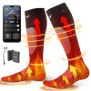 Heated Socks, Small Size, 5000mAh Battery Rechargeable Heating Socks with 4 Heating Levels, Electric Heated Sock with APP Control for Men Women, Foot