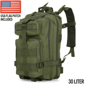 Xg-Mb30 - Small Tactical Backpack Survival Bag (30 Liter) (Product Color: Army Green)
