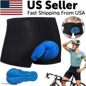 Men Women Cycling Shorts Bicycle Bike Underwear Pants With Sponge Gel 3D Padded (size: XL)