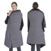 USB Heated Blanket Electric Heated Poncho Shawl Wrap Throw with Zipper Arm Holes Pocket 3 Heating Levels 6 Zones Dual Switch 5V/2A Machine Washable f