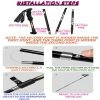 5-Section Collapsible Hiking Poles - Lightweight Trekking Poles with Secure External Lock, Adjustable Length, Sturdy - Ergonomic EVA Grip for Mountai