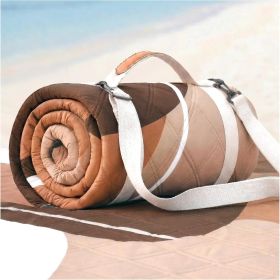 Waterproof Picnic Blanket Outdoor Camping Beach Mat Extra Large Foldable Car Essential Roadtrip Gadget Rv Accessories Glamping Tent Gear Must Haves H (size: Abstract Brown   80''*80'')