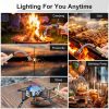 Candle Lighter with 360° Flexible Neck & Safety Lock, Windproof USB Rechargeable Electric Lighter Gift Sets, Flameless Arc Long Lighters Matches for