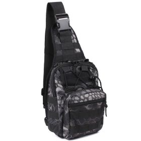 Edc Tactical Sling Chest Bag (5 Liter) (Product Color: Python Black)